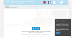 Desktop Screenshot of londonhomevisitphysiotherapy.com